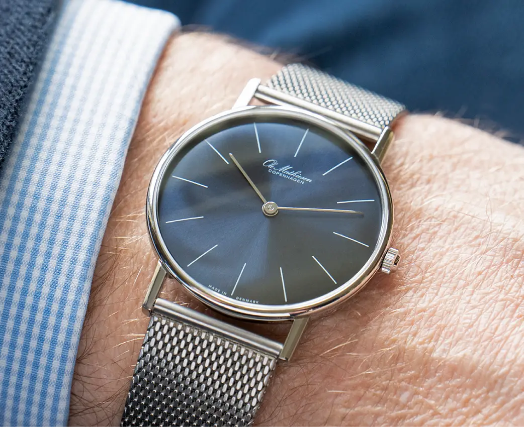 Ole Mathiesen - Classic 33 silber_blau Ole Mathiesen - Classic 33 silber_blau